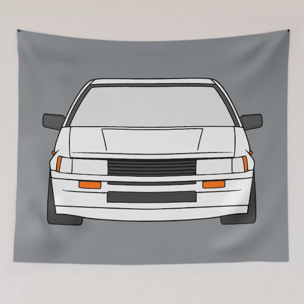 Item preview, Toyota Corolla AE86 white color designed and sold by EdimDesign.