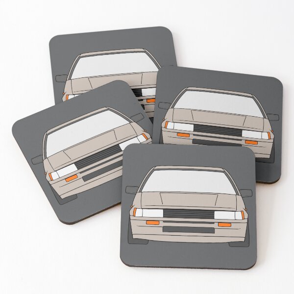 Item preview, Toyota Corolla AE86 rose gray color designed and sold by EdimDesign.
