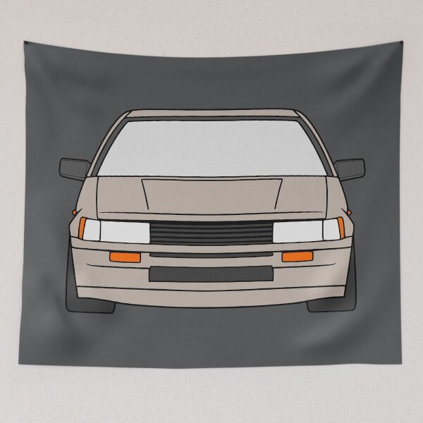 Item preview, Toyota Corolla AE86 rose gray color designed and sold by EdimDesign.