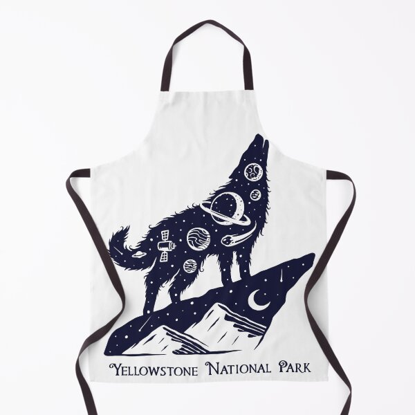 Artikelvorschau, Weltraumwolf im Yellowstone-Nationalpark entworfen und verkauft von JordanHolmes.