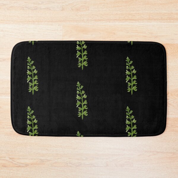 Item preview, Ilustración acuarela de patrón negro transparente de licencia verde designed and sold by Yana Mustafina | Boho Soulful Designs.