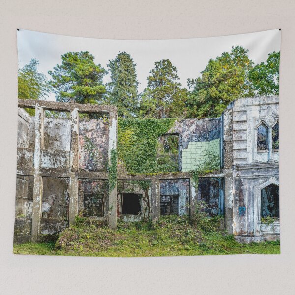Item preview, Ruined house in the nature designed and sold by KGPhotoArt.