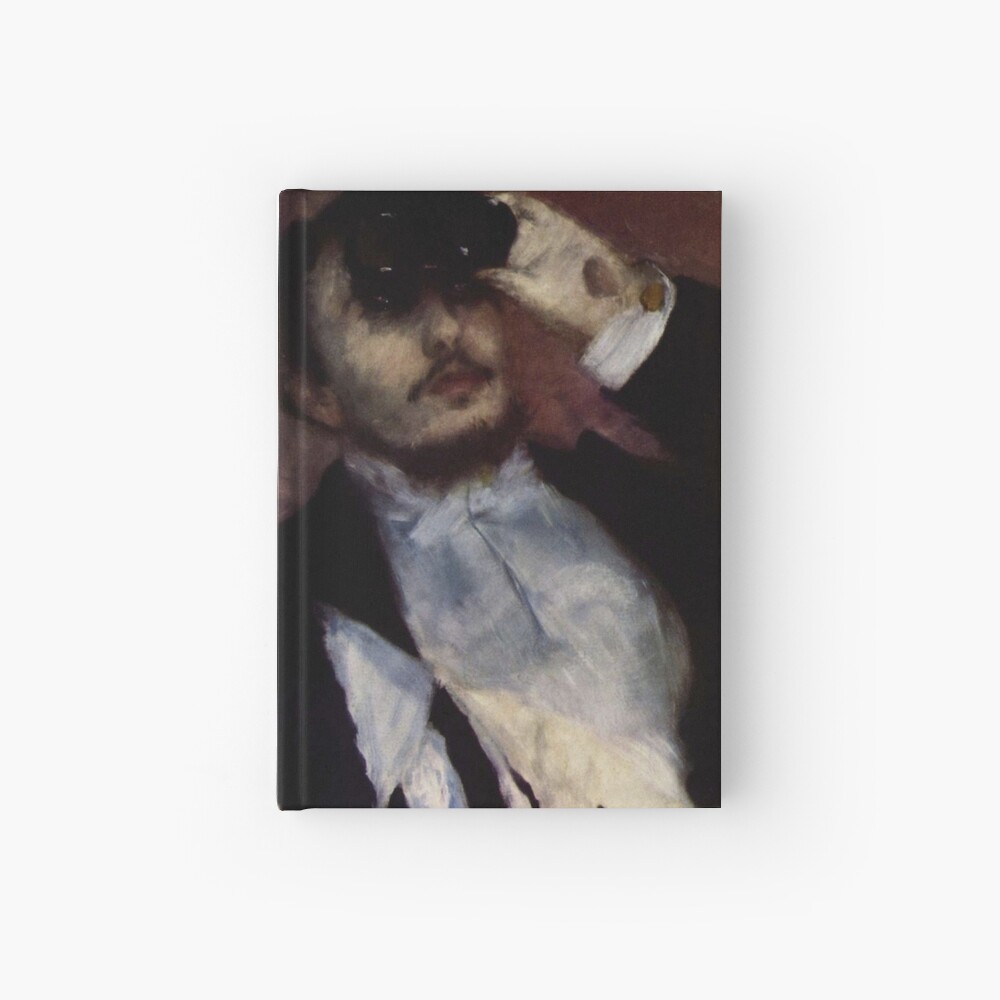 The Theatre Box - La Loge Oil Painting by Auguste Renoir Hardcover Journal
