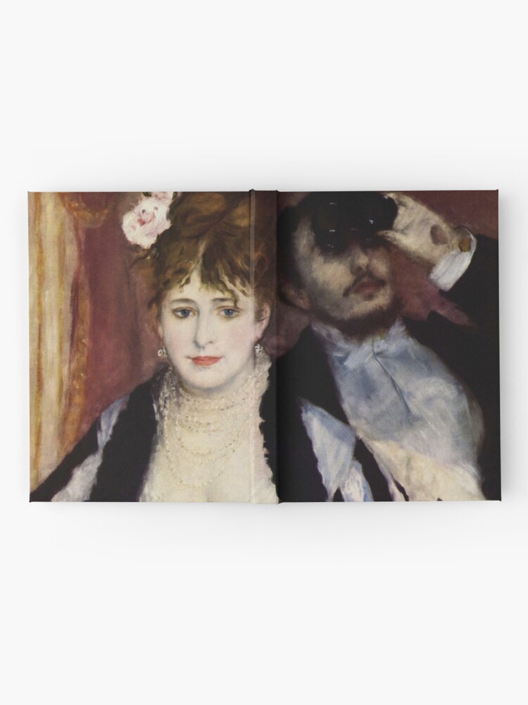 Alternate view of The Theatre Box - La Loge Oil Painting by Auguste Renoir Hardcover Journal