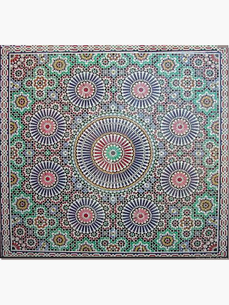 Zellige Marocain Art Print For Sale By Hafrawa Redbubble