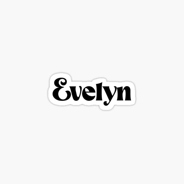 evelyn-names-for-girls-names-that-start-with-e-sticker-for-sale-by