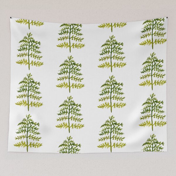 Item preview, Branches leave seamless pattern watercolor illustration designed and sold by Yana Mustafina | Boho Soulful Designs.