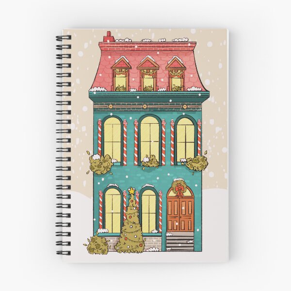 Item preview, Christmas cozy winter house  designed and sold by Lovelypostcard.