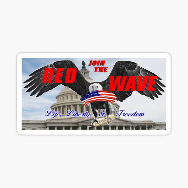 Join The Red Wave Sticker