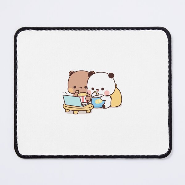 Item preview, Bear Panda Watching Movies designed and sold by bearpandaoff.