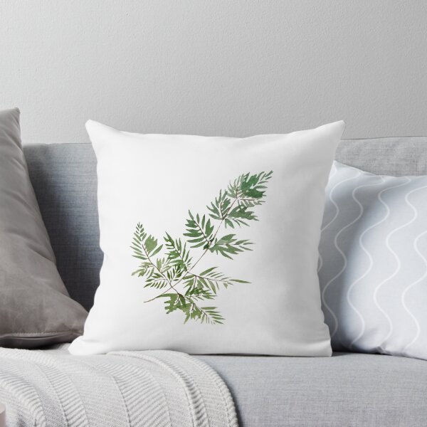 Item preview, Leave green branch watercolor illustration single object designed and sold by Yana Mustafina | Boho Soulful Designs.