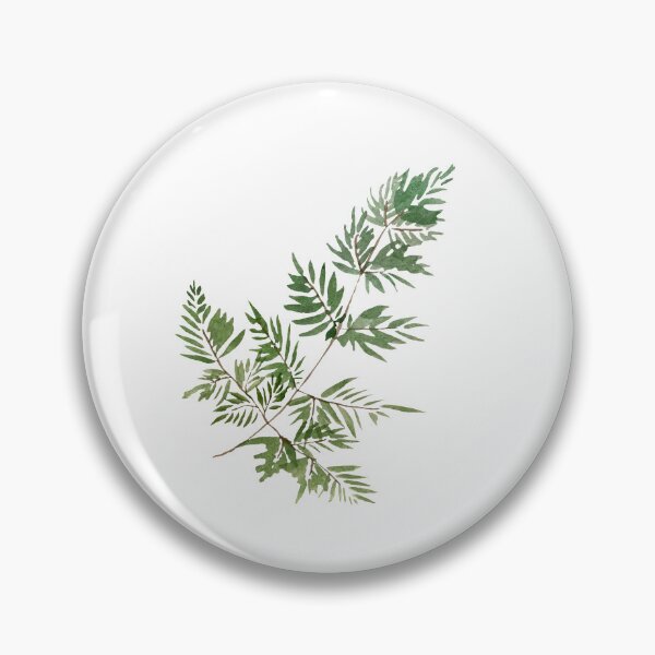 Item preview, Leave green branch watercolor illustration single object designed and sold by Yana Mustafina | Boho Soulful Designs.