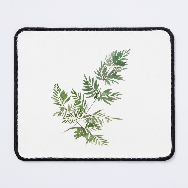 Item preview, Leave green branch watercolor illustration single object designed and sold by Yana Mustafina | Boho Soulful Designs.
