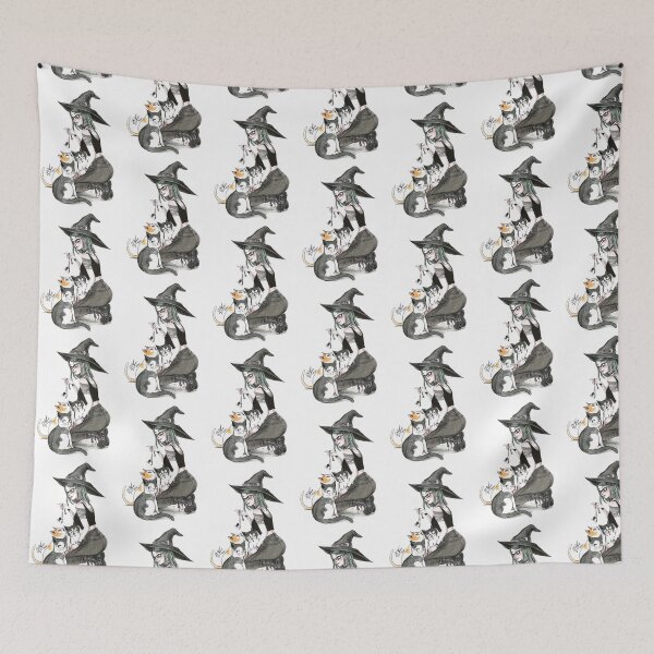 Item preview, Witch playing with cats designed and sold by Alexa  FV.