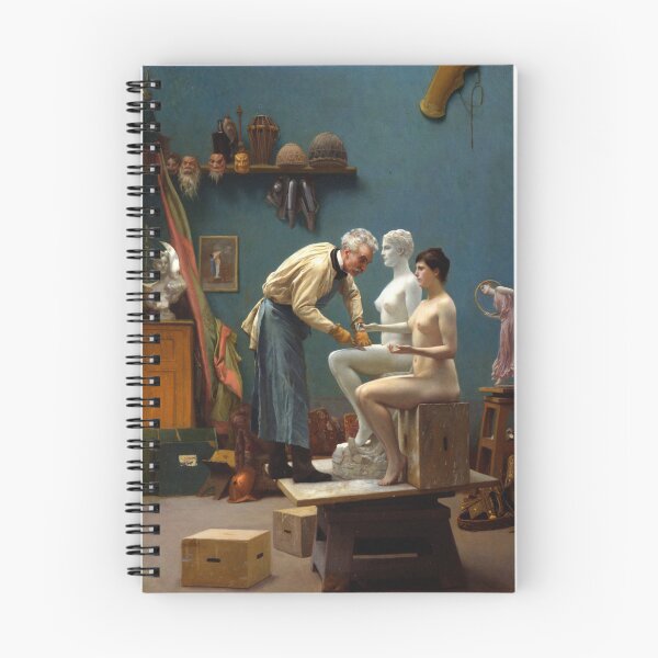 Item preview, Working in Marble, The Artist Sculpting Tanagra, 1890 - Jean-Leon Gerome designed and sold by Vintage Designs +.