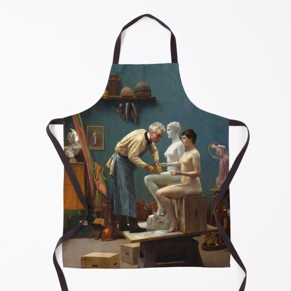 Item preview, Working in Marble, The Artist Sculpting Tanagra, 1890 - Jean-Leon Gerome designed and sold by Vintage Designs +.