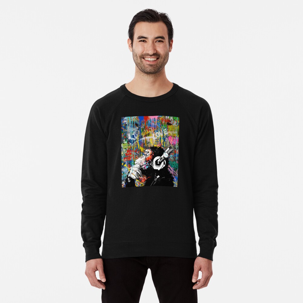 Item preview, Lightweight Sweatshirt designed and sold by WE-ARE-BANKSY.