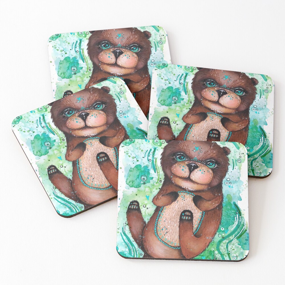 Item preview, Coasters (Set of 4) designed and sold by RuffledAndPunk.