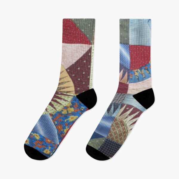 Item preview, The name of the patchwork composition is "Many-faced sun" square grid of cells form a picture of the sun from different shades  designed and sold by ErisMerch.