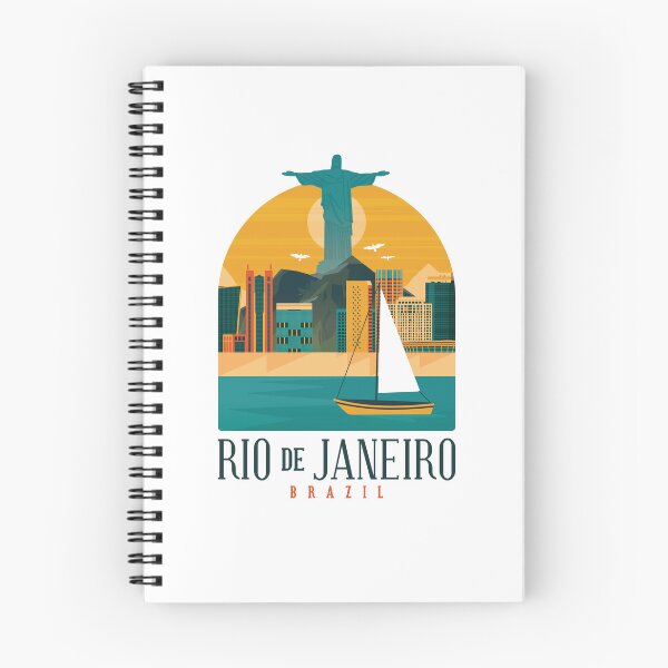 Item preview, RIO DE JANEIRO T-SHIRT Skyline Shirt Design Gift present birthday christmas designed and sold by Timcito.