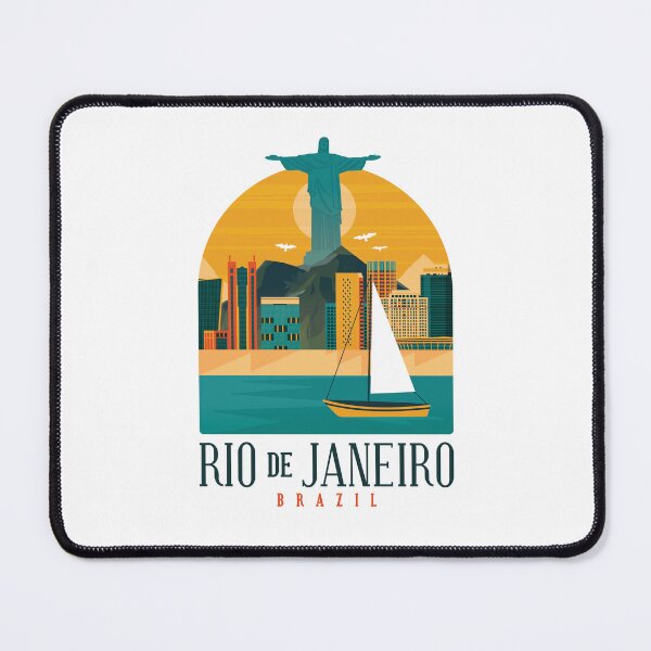 Item preview, RIO DE JANEIRO T-SHIRT Skyline Shirt Design Gift present birthday christmas designed and sold by Timcito.