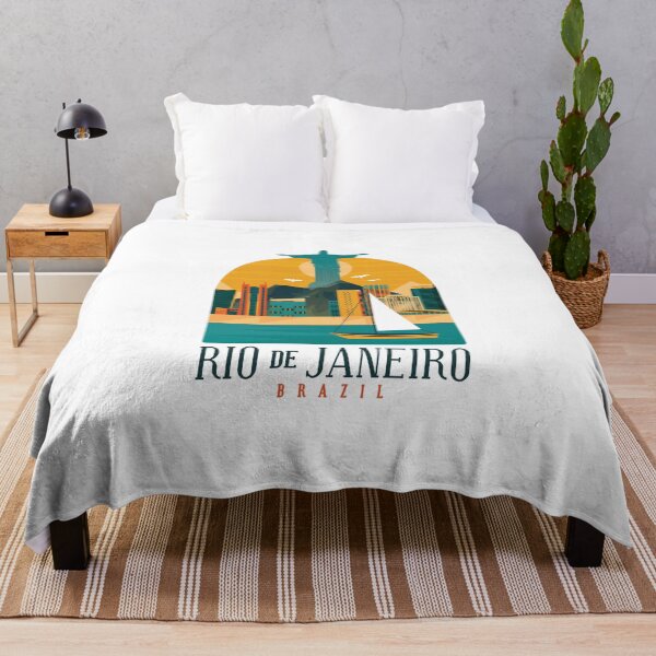 Item preview, RIO DE JANEIRO T-SHIRT Skyline Shirt Design Gift present birthday christmas designed and sold by Timcito.