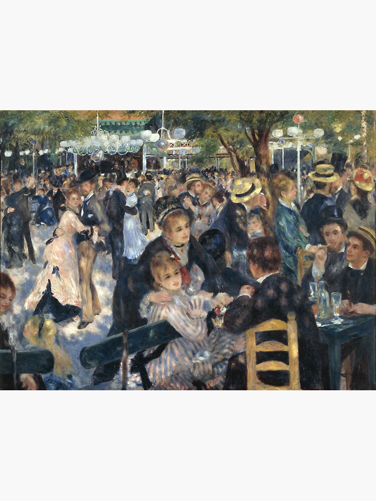 Bal du Moulin de la Galette Oil Painting by Auguste Renoir by podartist