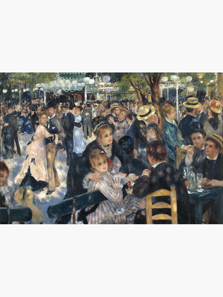Bal du Moulin de la Galette Oil Painting by Auguste Renoir by podartist