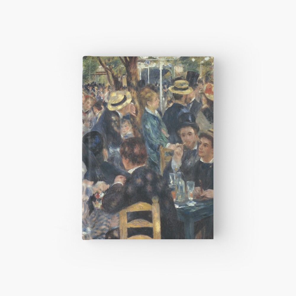 Bal du Moulin de la Galette Oil Painting by Auguste Renoir Hardcover Journal