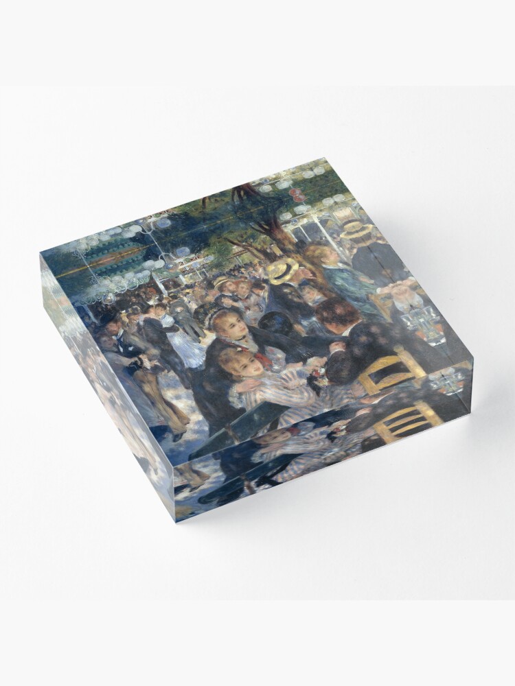 Alternate view of Bal du Moulin de la Galette Oil Painting by Auguste Renoir Acrylic Block