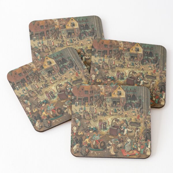 Item preview,  The Battle Between Carnival and Lent 1559 - Pieter Bruegel the Elder designed and sold by Vintage Designs +.