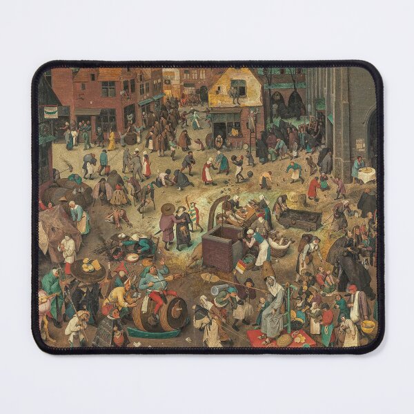 Item preview,  The Battle Between Carnival and Lent 1559 - Pieter Bruegel the Elder designed and sold by Vintage Designs +.
