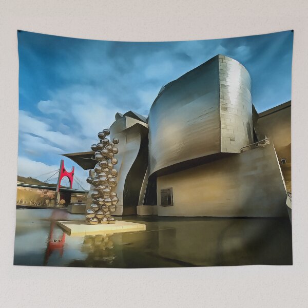 Item preview, Guggenheim museum at Bilbao, Spain (Painting) designed and sold by cmphotographs.