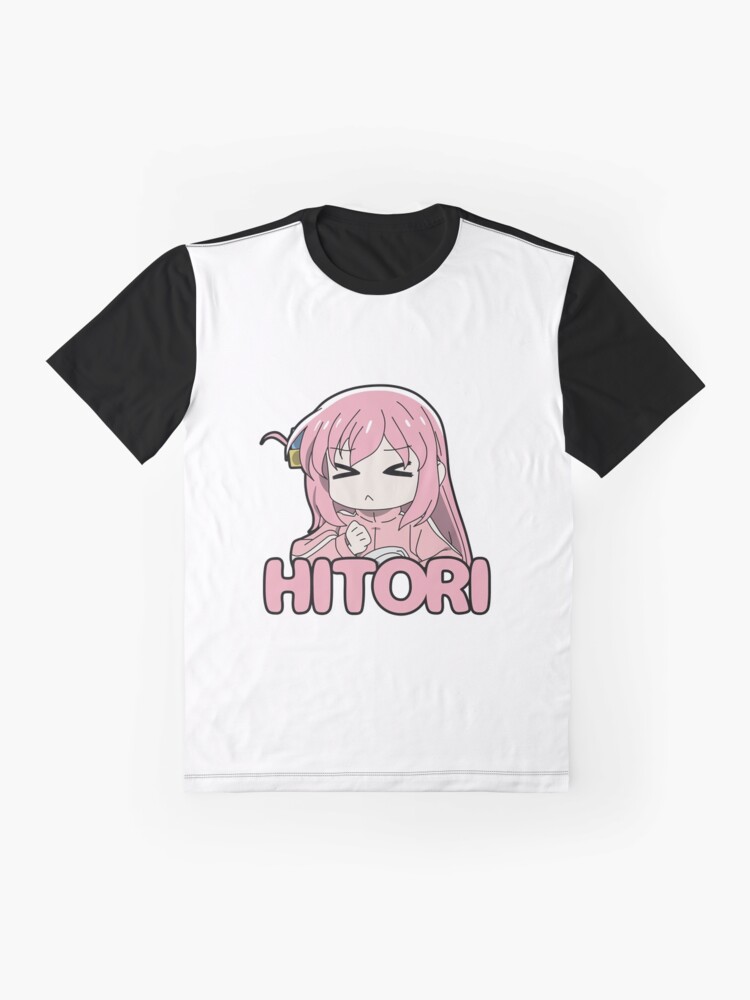 Aperçu 4 sur 5. T-shirt graphique avec l'œuvre Simple mignon Hitori gotou créée et vendue par Semzig.