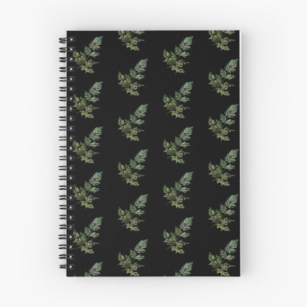 Item preview, Leave green branch seamless black pattern watercolor illustration designed and sold by Yana Mustafina | Boho Soulful Designs.