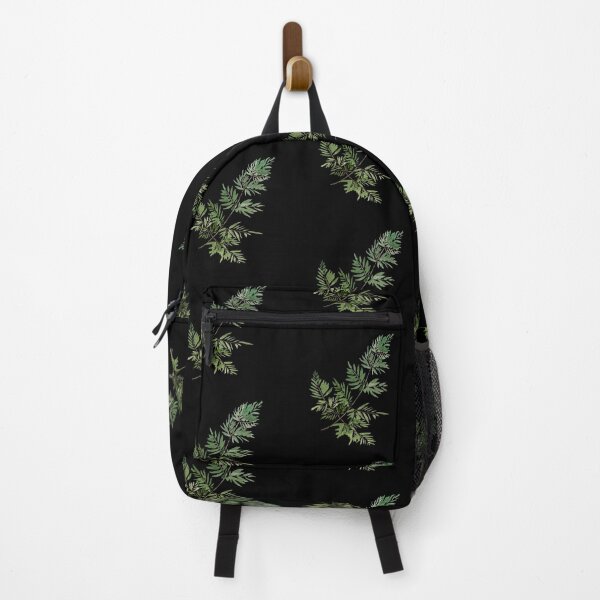 Item preview, Leave green branch seamless black pattern watercolor illustration designed and sold by Yana Mustafina | Boho Soulful Designs.