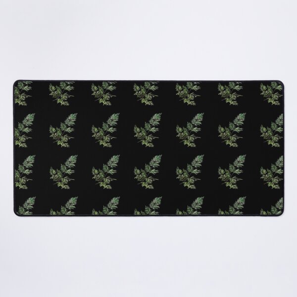Item preview, Leave green branch seamless black pattern watercolor illustration designed and sold by Yana Mustafina | Boho Soulful Designs.