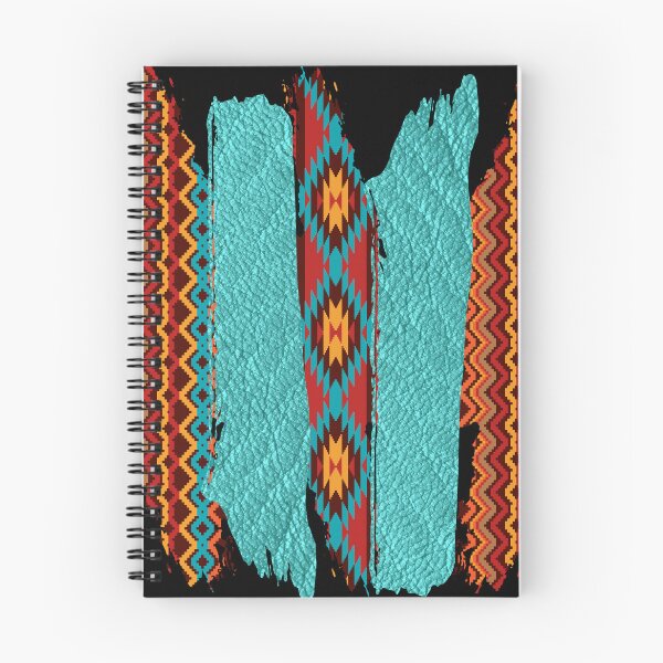 Item preview, Western Tribal Pattern In Blues And Brown designed and sold by handsoftime2020.