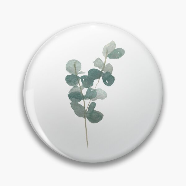 Item preview, Eucalyptus watercolor illustration single object designed and sold by Yana Mustafina | Boho Soulful Designs.