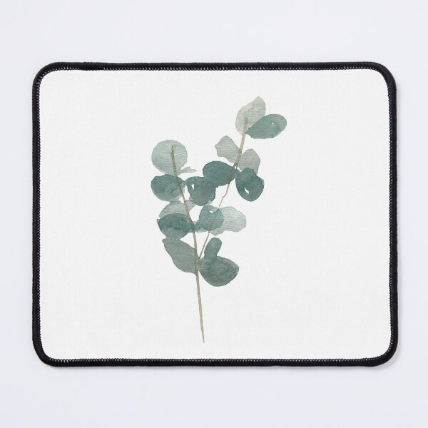 Item preview, Eucalyptus watercolor illustration single object designed and sold by Yana Mustafina | Boho Soulful Designs.