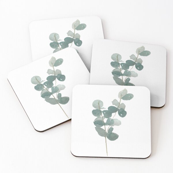 Item preview, Eucalyptus watercolor illustration single object designed and sold by Yana Mustafina | Boho Soulful Designs.