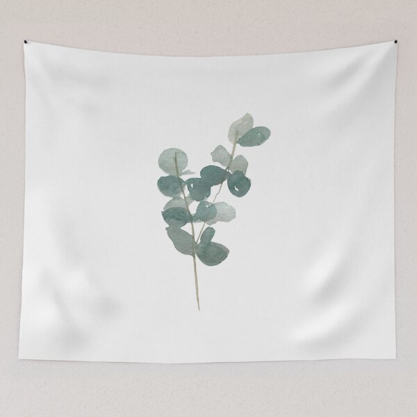 Item preview, Eucalyptus watercolor illustration single object designed and sold by Yana Mustafina | Boho Soulful Designs.