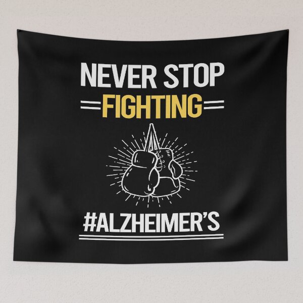 Item preview, Never Stop Fighting With Alzheimer designed and sold by StoreHornedFace.