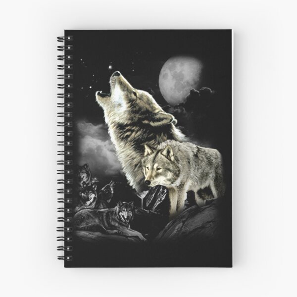 Item preview, Wolves Howling in Moonlight designed and sold by KA DESIGNS.