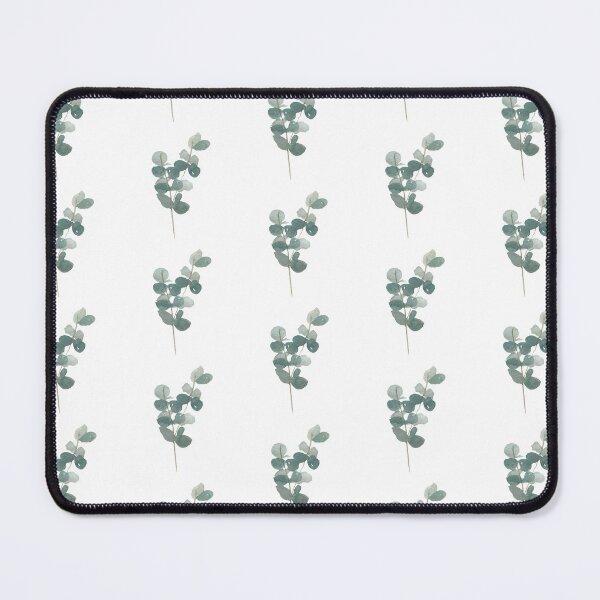 Item preview, Eucalyptus seamless pattern watercolor illustration designed and sold by Yana Mustafina | Boho Soulful Designs.
