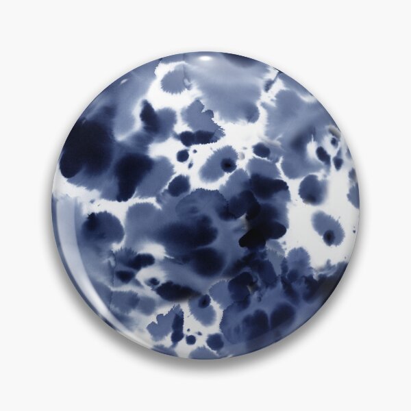 Item preview, patrón azul abstracto sin costuras, color de agua, tinta designed and sold by WiseOF.