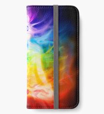 Chakras and energy flow on human body art photo print iPhone Wallet/Case/Skin