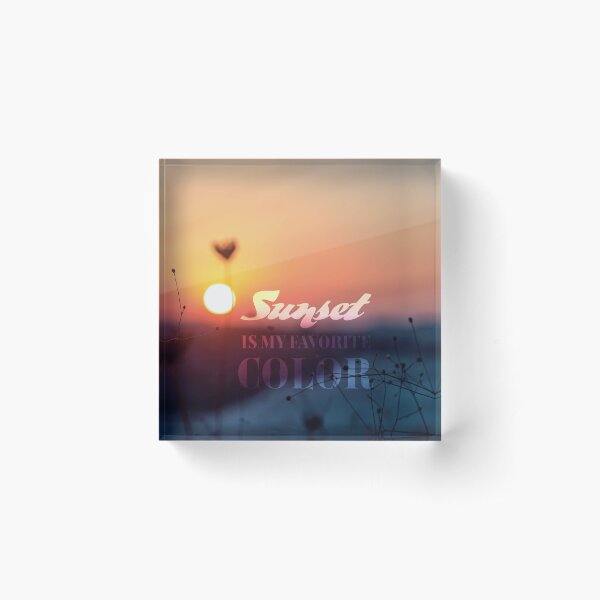 Item preview, Sunset is my favorite color designed and sold by Nelli Designz.