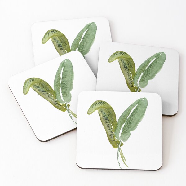 Item preview, Palm leaf watercolor illustration single object designed and sold by Yana Mustafina | Boho Soulful Designs.