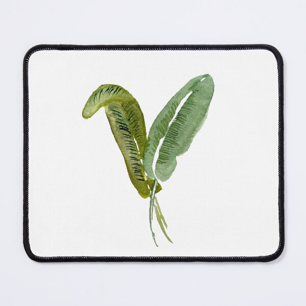 Item preview, Palm leaf watercolor illustration single object designed and sold by Yana Mustafina | Boho Soulful Designs.